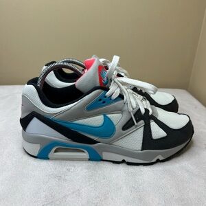 Nike Air Structure Triax Sneakers Mens 8 Womens 9.5 White Neo Teal CV3492-100